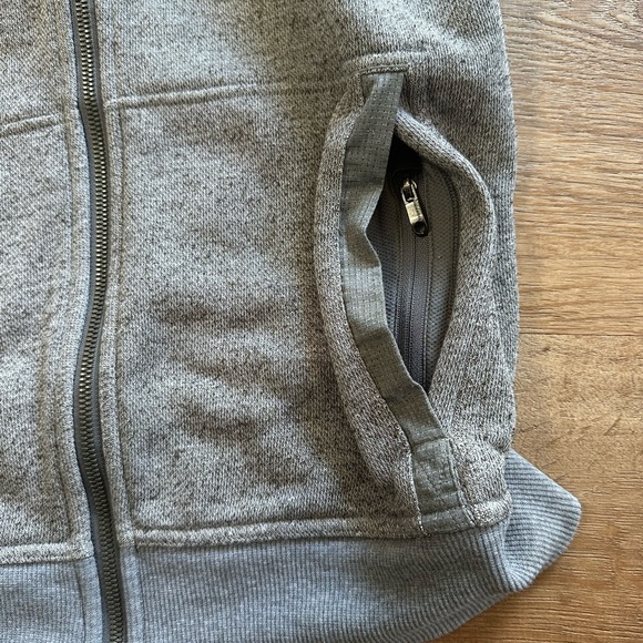 Mens Lululemon Zip up Hoodie Vest Size Medium Grey - Picture 6 of 13
